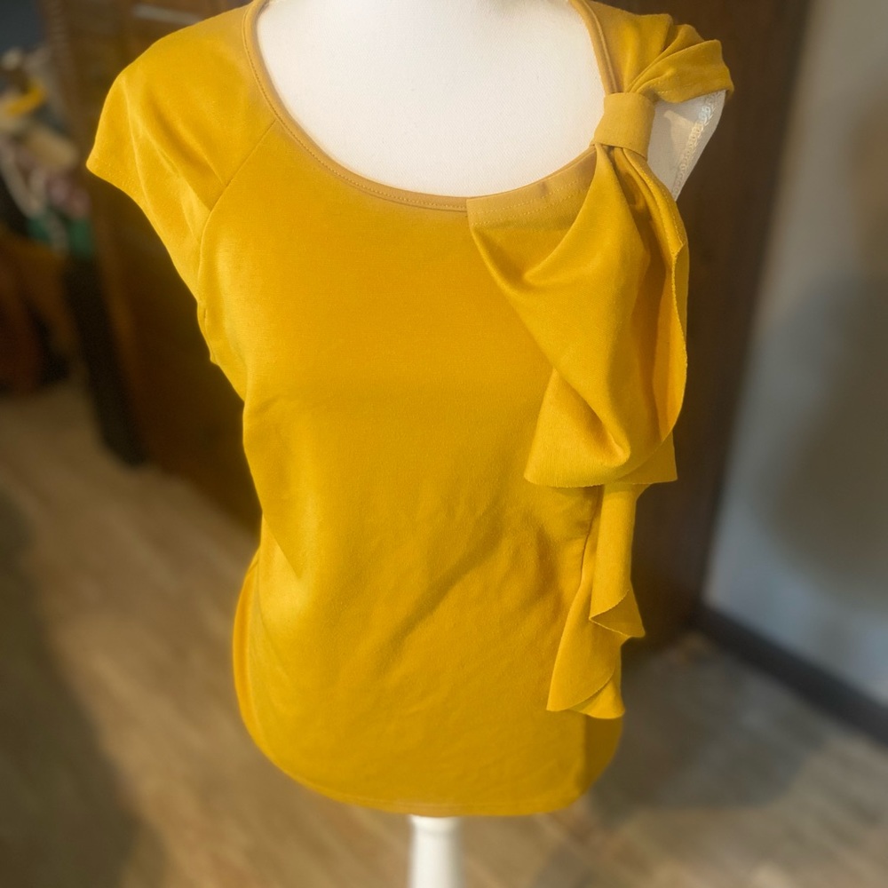 Cable & Gage, L, Mustard Yellow, pullover
